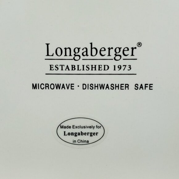 Longaberger Top Hat Snowman Luncheon Plate Christmas Holiday Snowman Plate - Picture 3 of 6